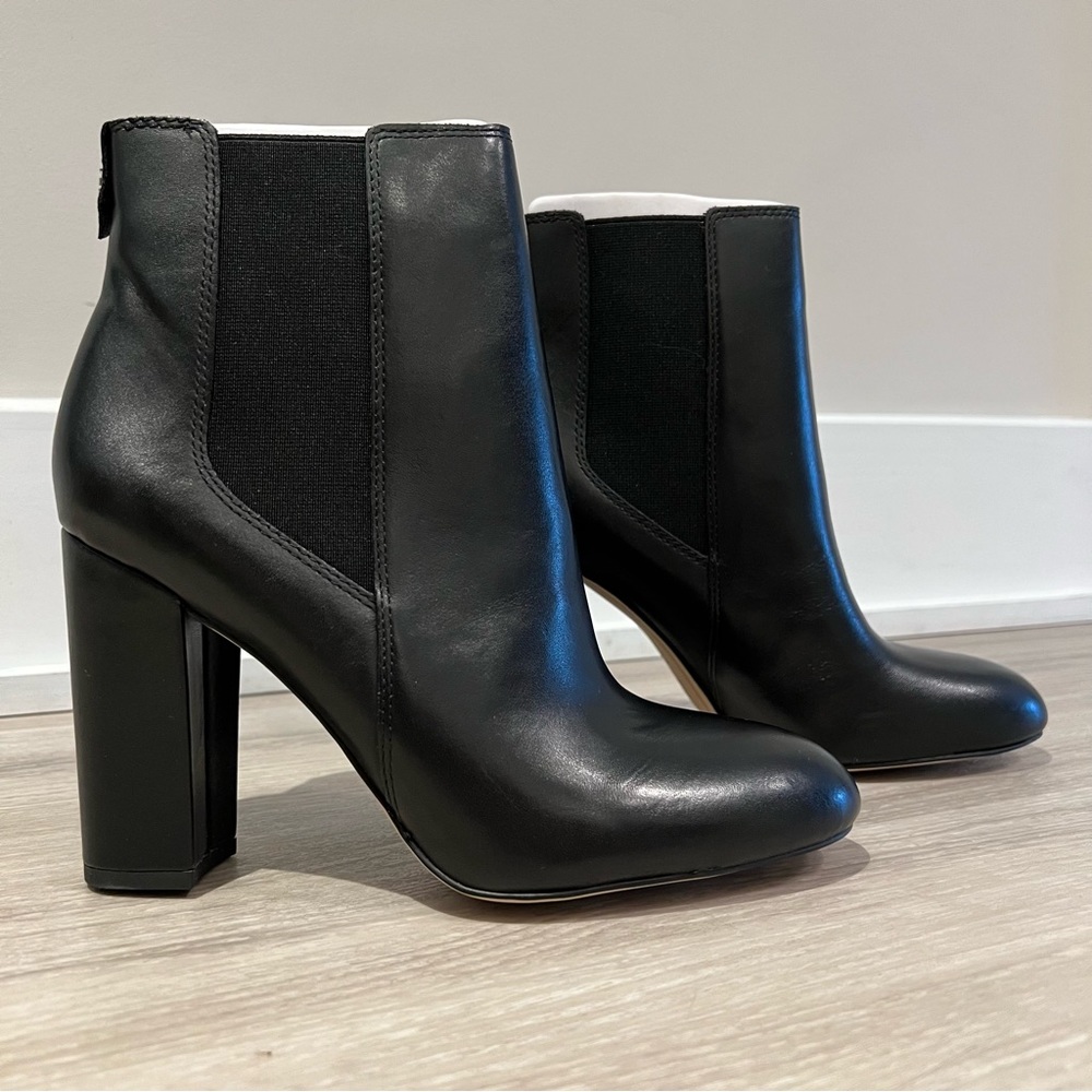Sam Edelman Case Booties, Black Leather, 7.5